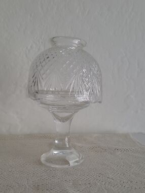 Vintage Partylite Glass Fairy Lamp